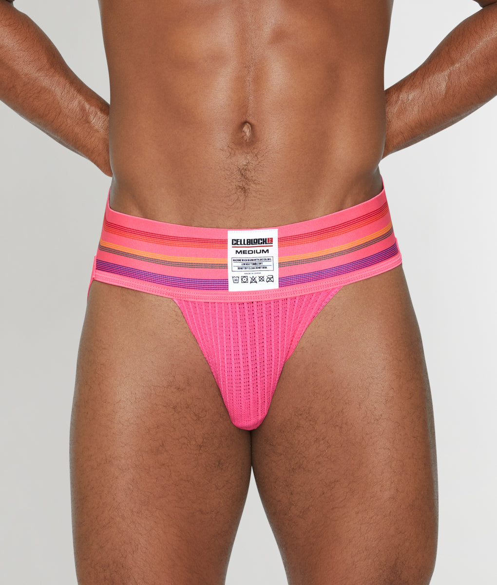 Cellblock13 Tight End 3" Jockstrap Cellblock13 Tight End 3" Jockstrap Pride-pink
