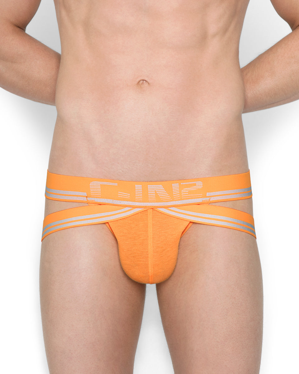 C-IN2 Super Bright Jockstrap Cosmos-orange