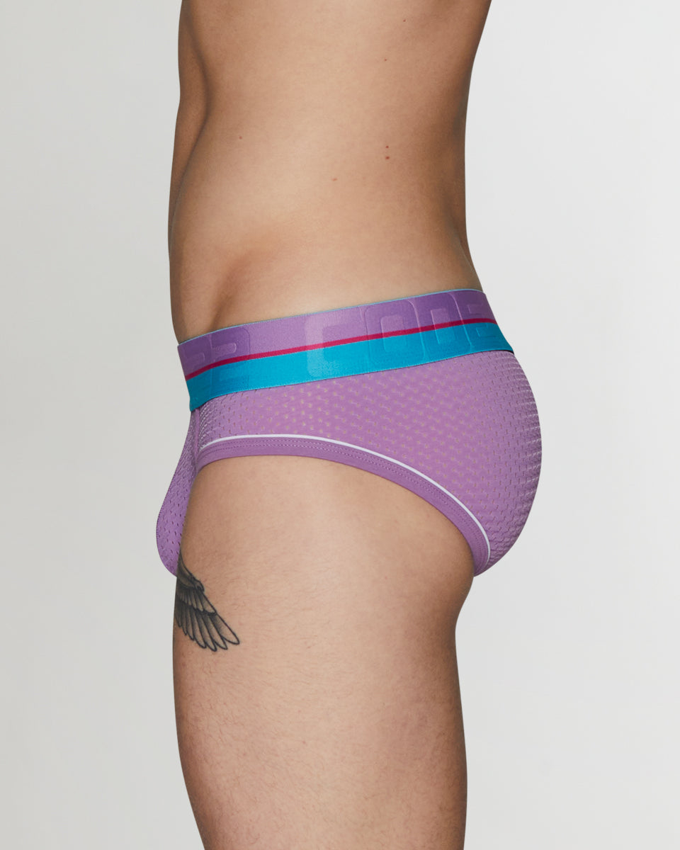 CODE 22 Bright Mesh Brief CODE 22 Bright Mesh Brief Grape