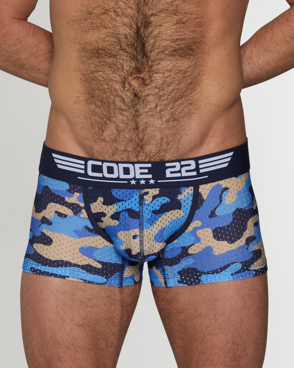CODE 22 Army Trunk CODE 22 Army Trunk Petrol-camo-blue
