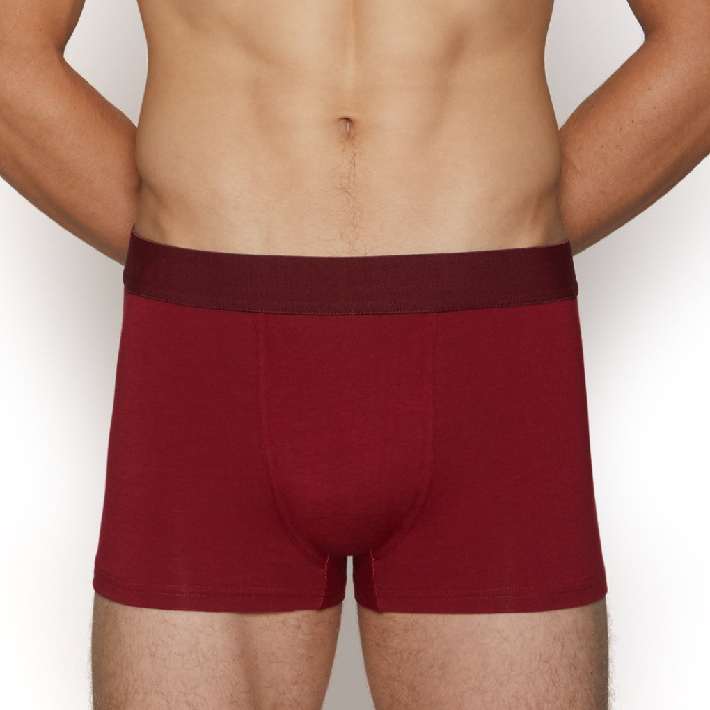Wood Trunk Burgundy-red