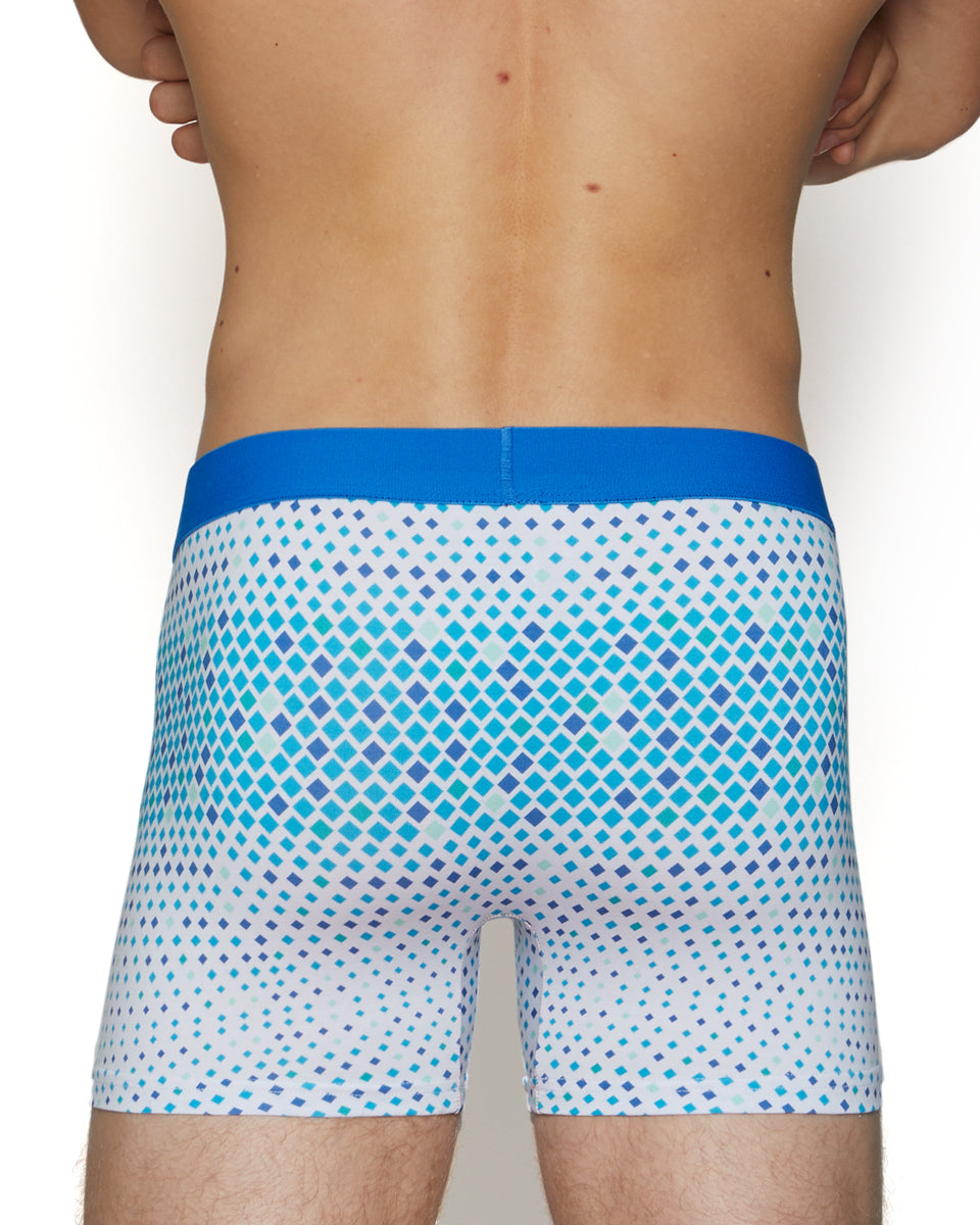 Wood Boxer Brief with Fly Blue-diamond-gradient