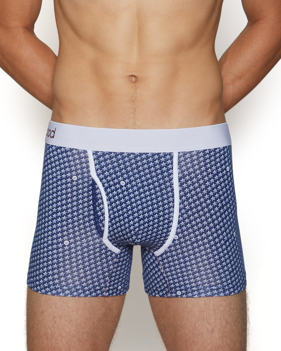Wood Boxer Brief with Fly Wood-stars