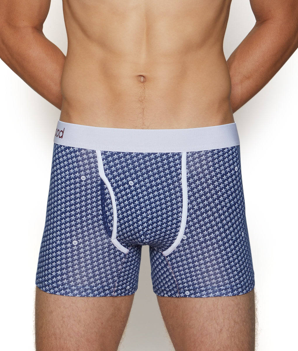 Wood Boxer Brief with Fly Wood-stars
