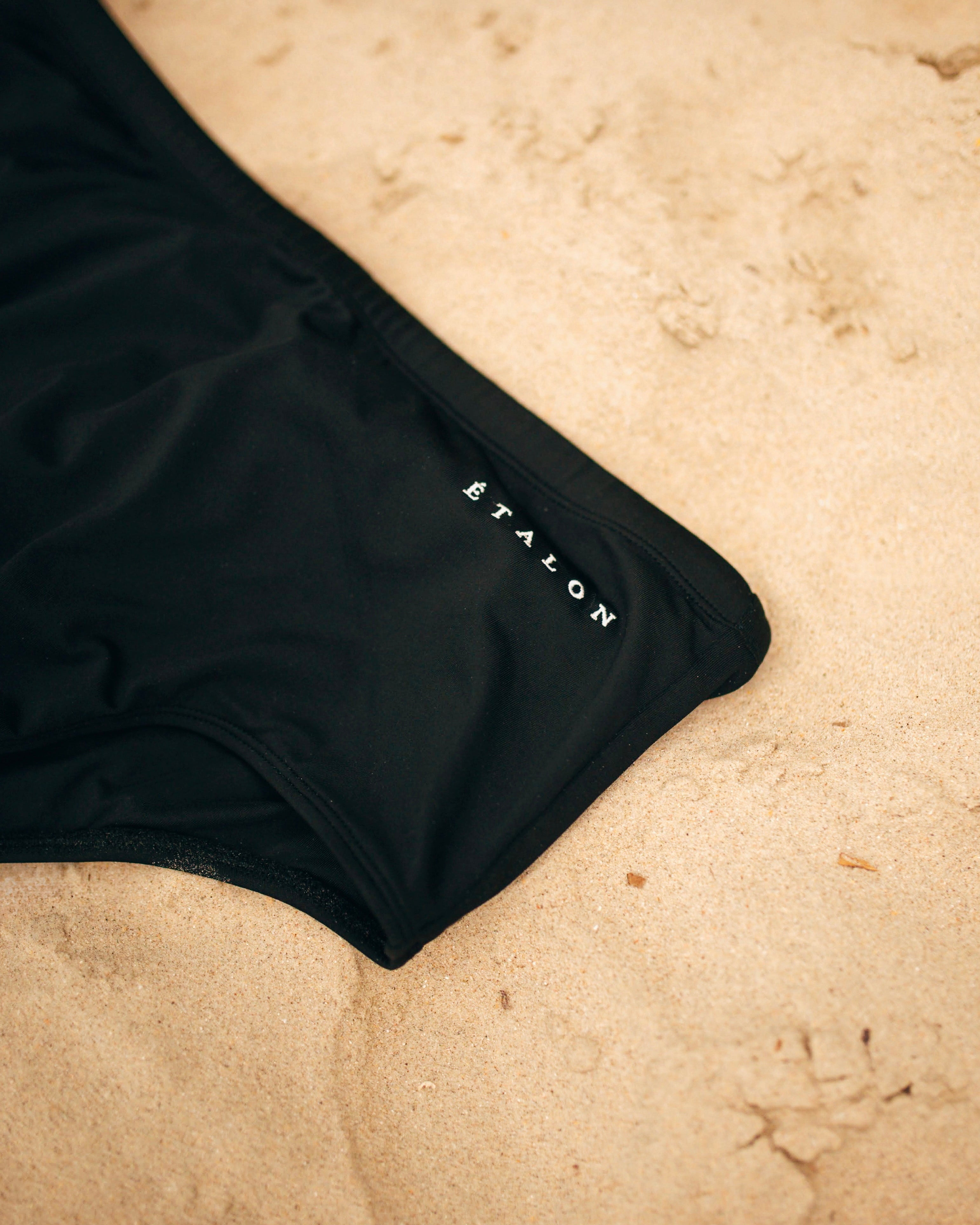 Étalon Black Swim Sunga - men's Brazilian swimwear product flat lay