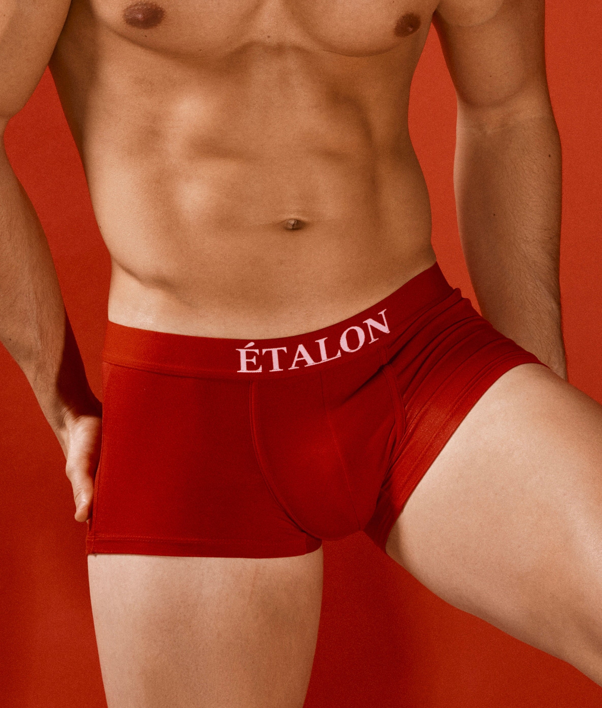 Étalon Signature Boxer Brief - mens boxer briefs contoured pouch, front profile