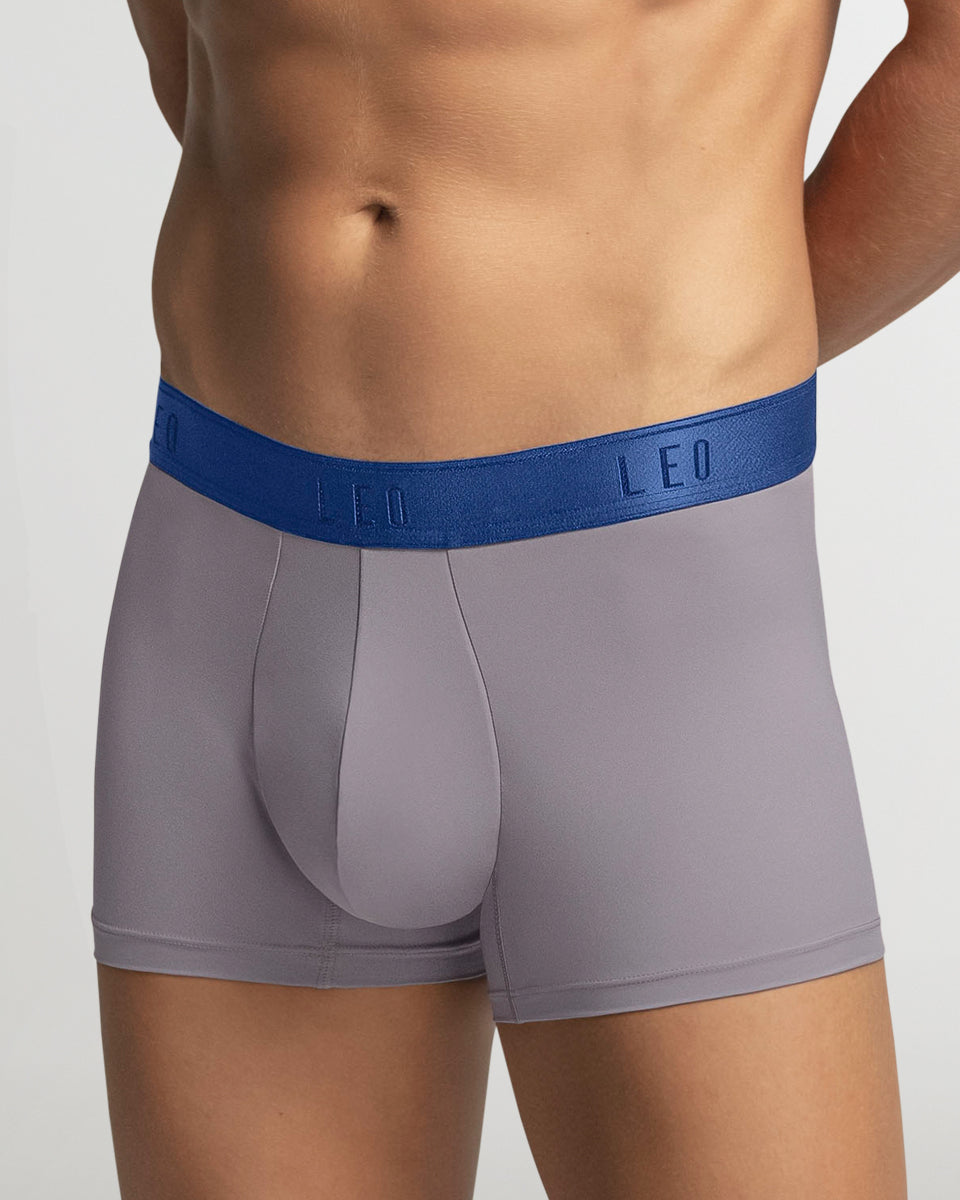 LEO Microfiber Trunk LEO Microfiber Trunk Light-grey-blue-waistband