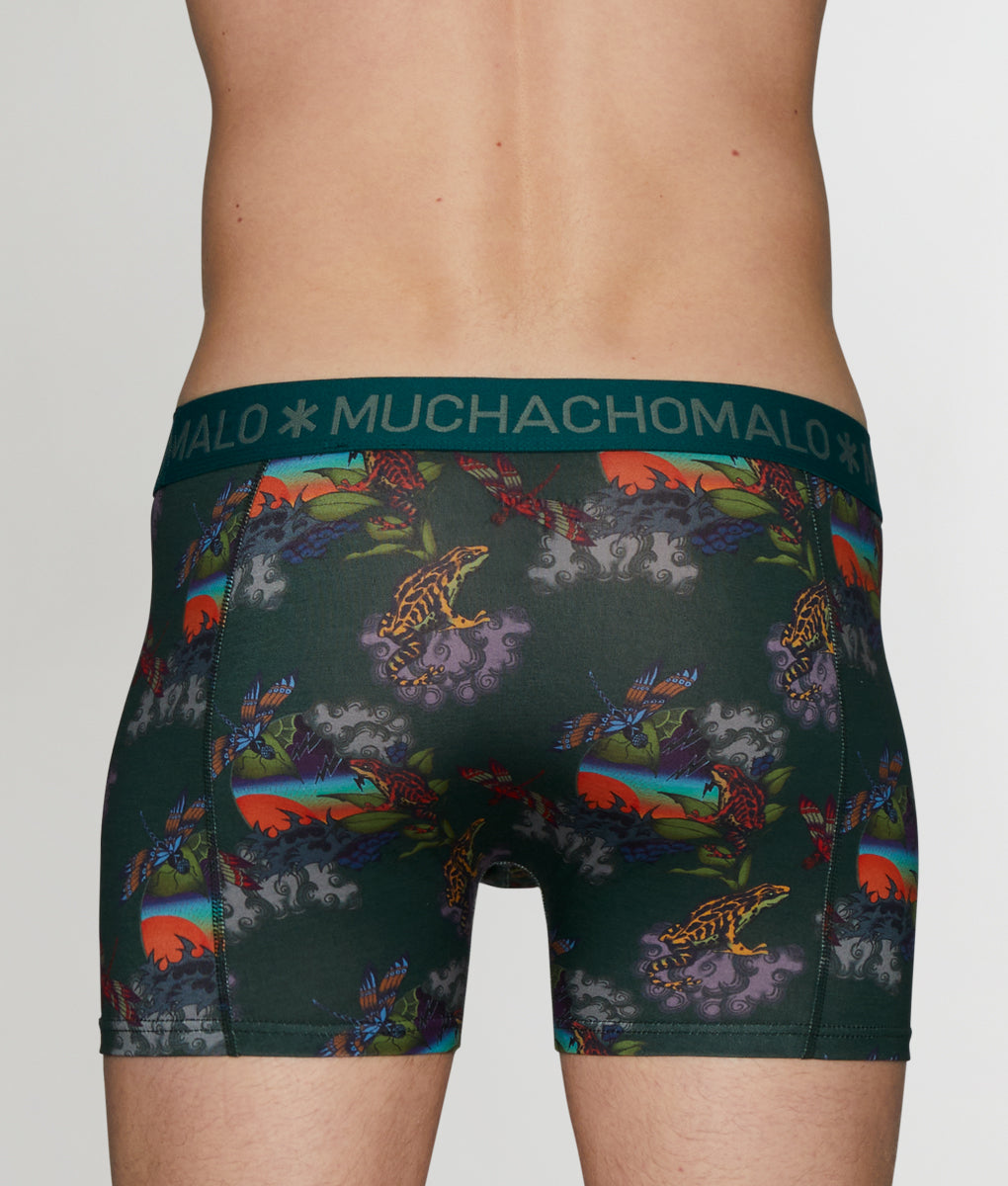 Muchachomalo Frogger Boxer Brief Muchachomalo Frogger Boxer Brief Green-pattern