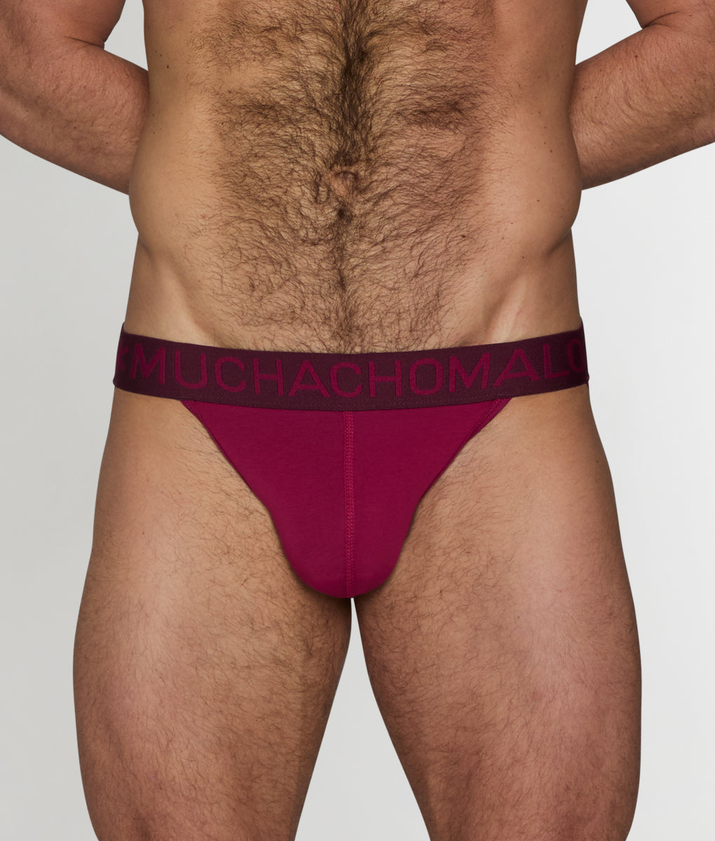 Muchachomalo Solid Jockstrap Muchachomalo Solid Jockstrap Burgundy