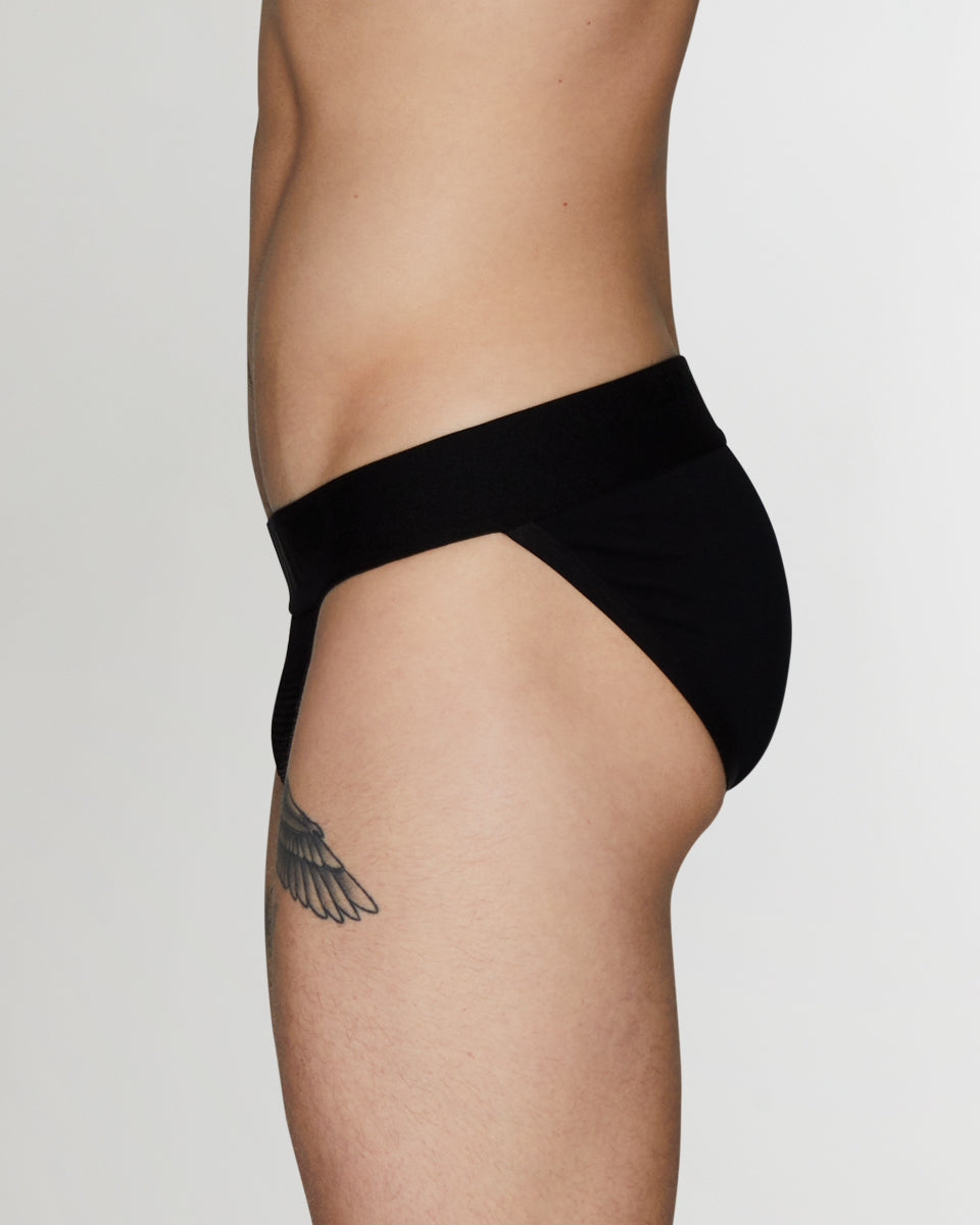 PUMP! Switch Side Cut Brief PUMP! Switch Side Cut Brief Black