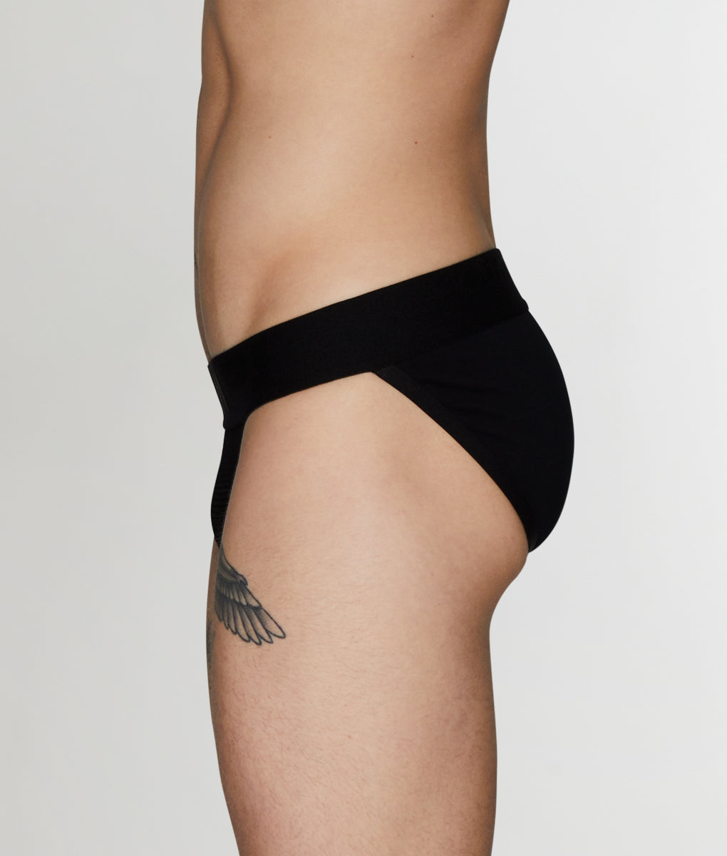 PUMP! Switch Side Cut Brief PUMP! Switch Side Cut Brief Black