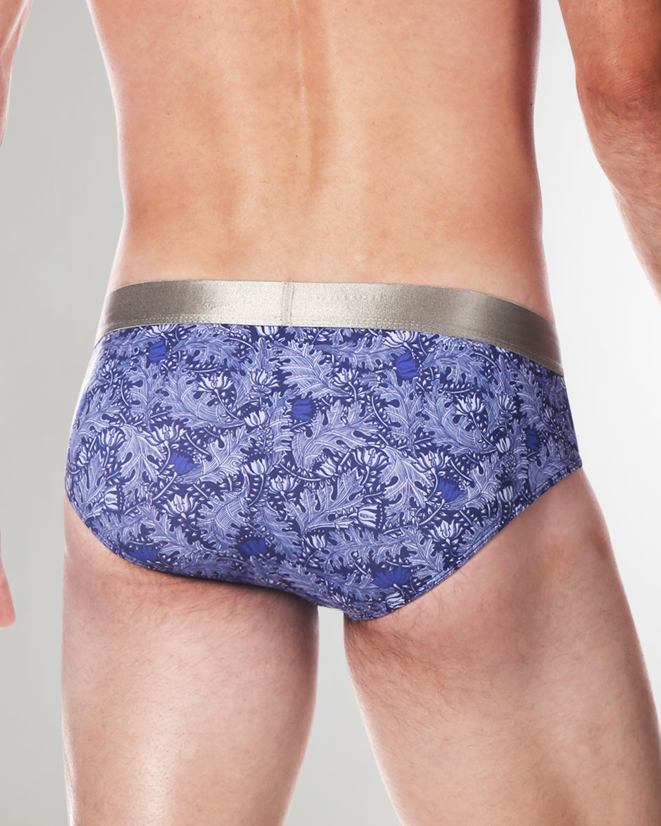Parke & Ronen Printed Low-Rise Brief Parke & Ronen Printed Low-Rise Brief Cobalt-cassini