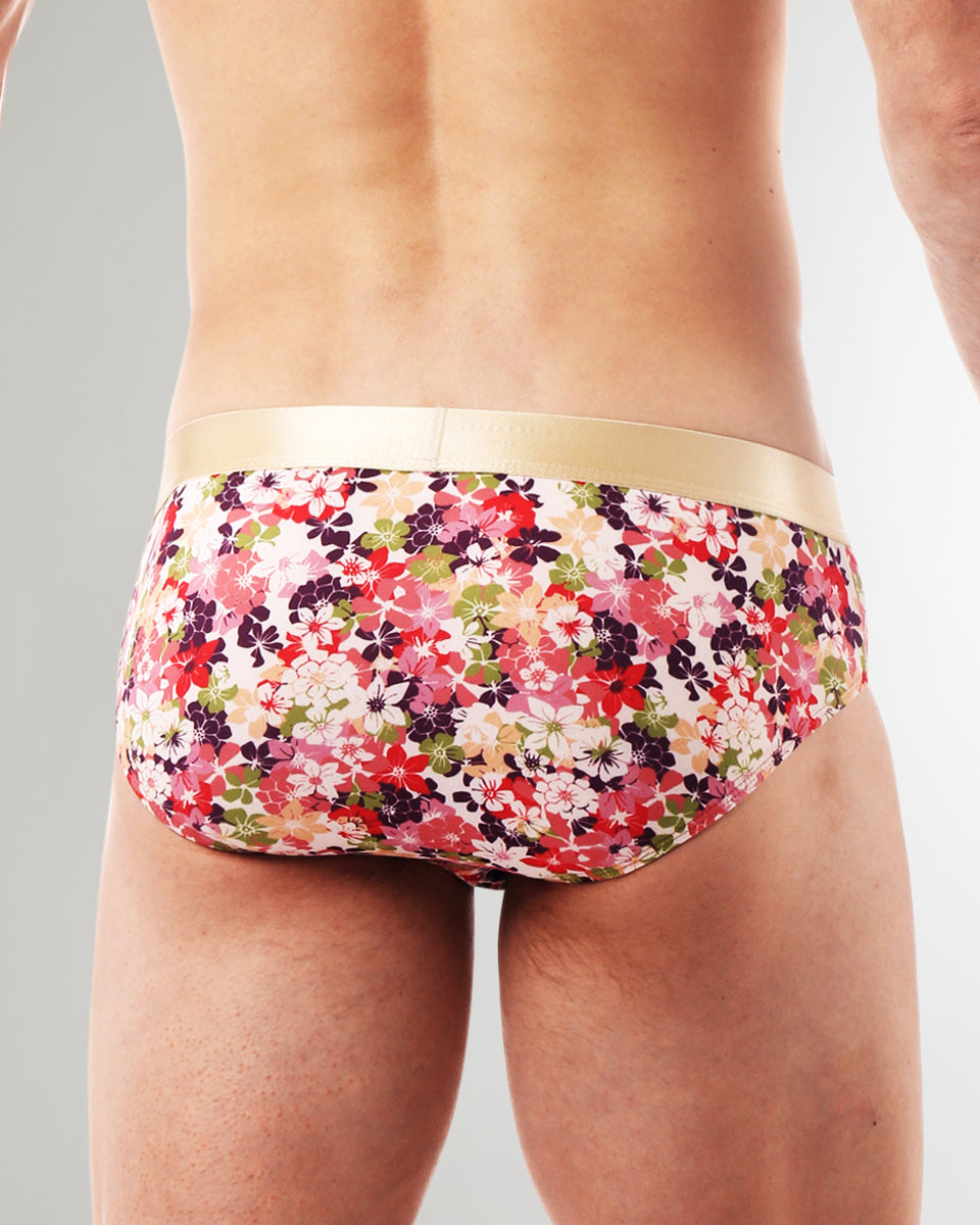Parke & Ronen Printed Low-Rise Brief Parke & Ronen Printed Low-Rise Brief Camelia-pink