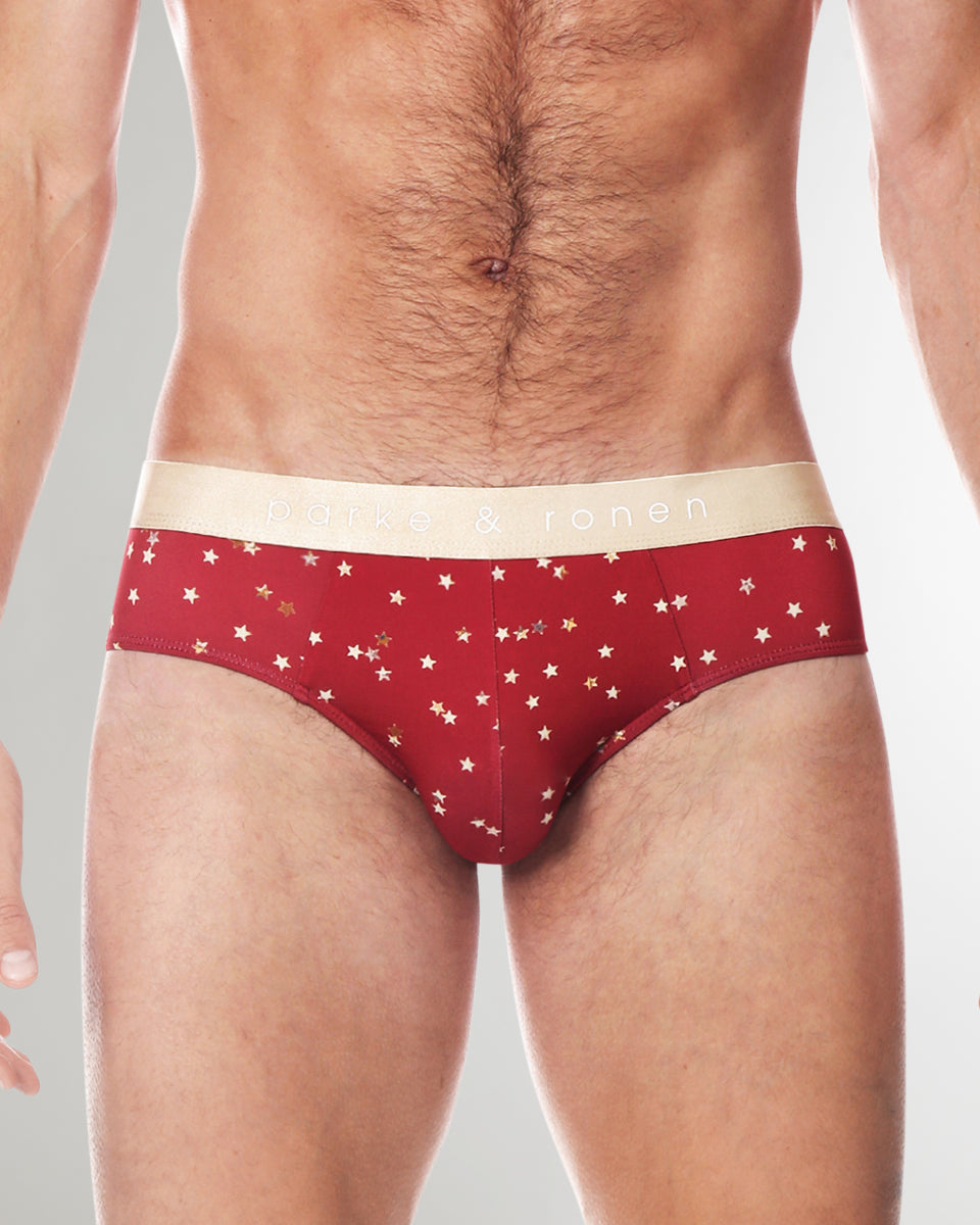 Parke & Ronen Printed Low-Rise Brief Parke & Ronen Printed Low-Rise Brief Red-galileo