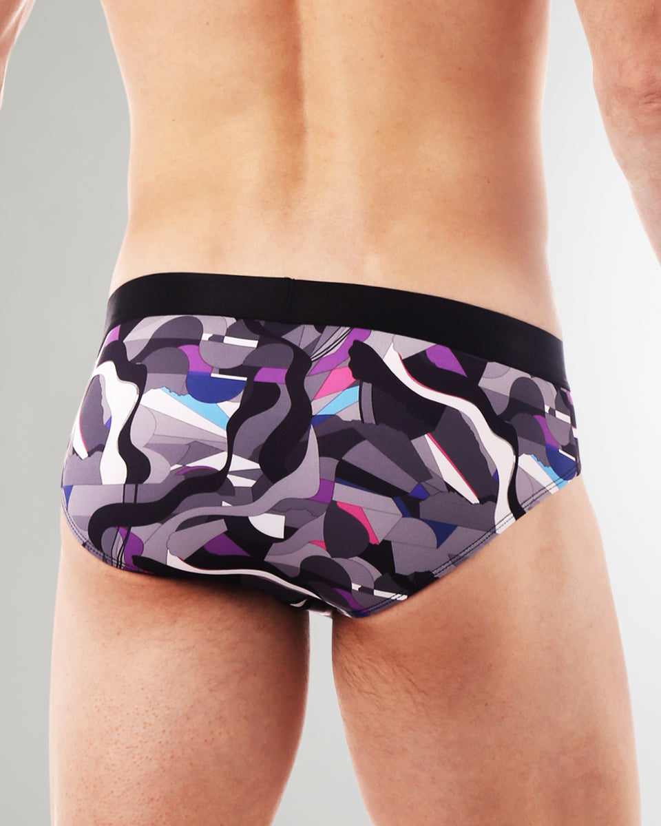 Parke & Ronen Printed Low-Rise Brief Parke & Ronen Printed Low-Rise Brief Jublee-purple