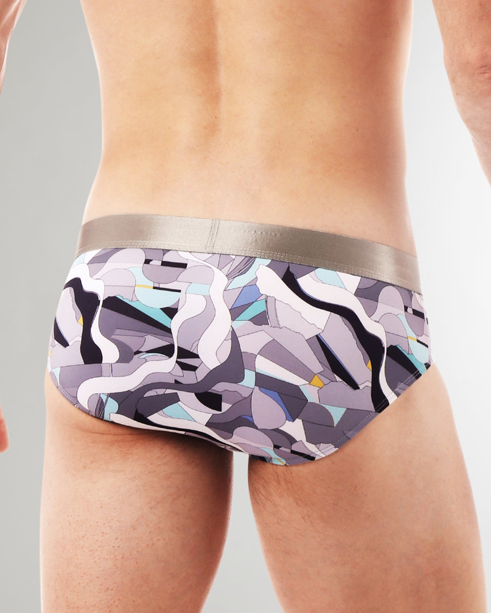 Parke & Ronen Printed Low-Rise Brief Parke & Ronen Printed Low-Rise Brief Jublee-silver