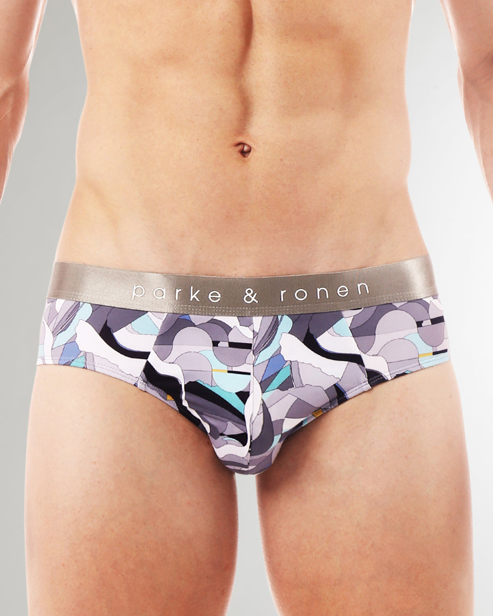Parke & Ronen Printed Low-Rise Brief Parke & Ronen Printed Low-Rise Brief Jublee-silver