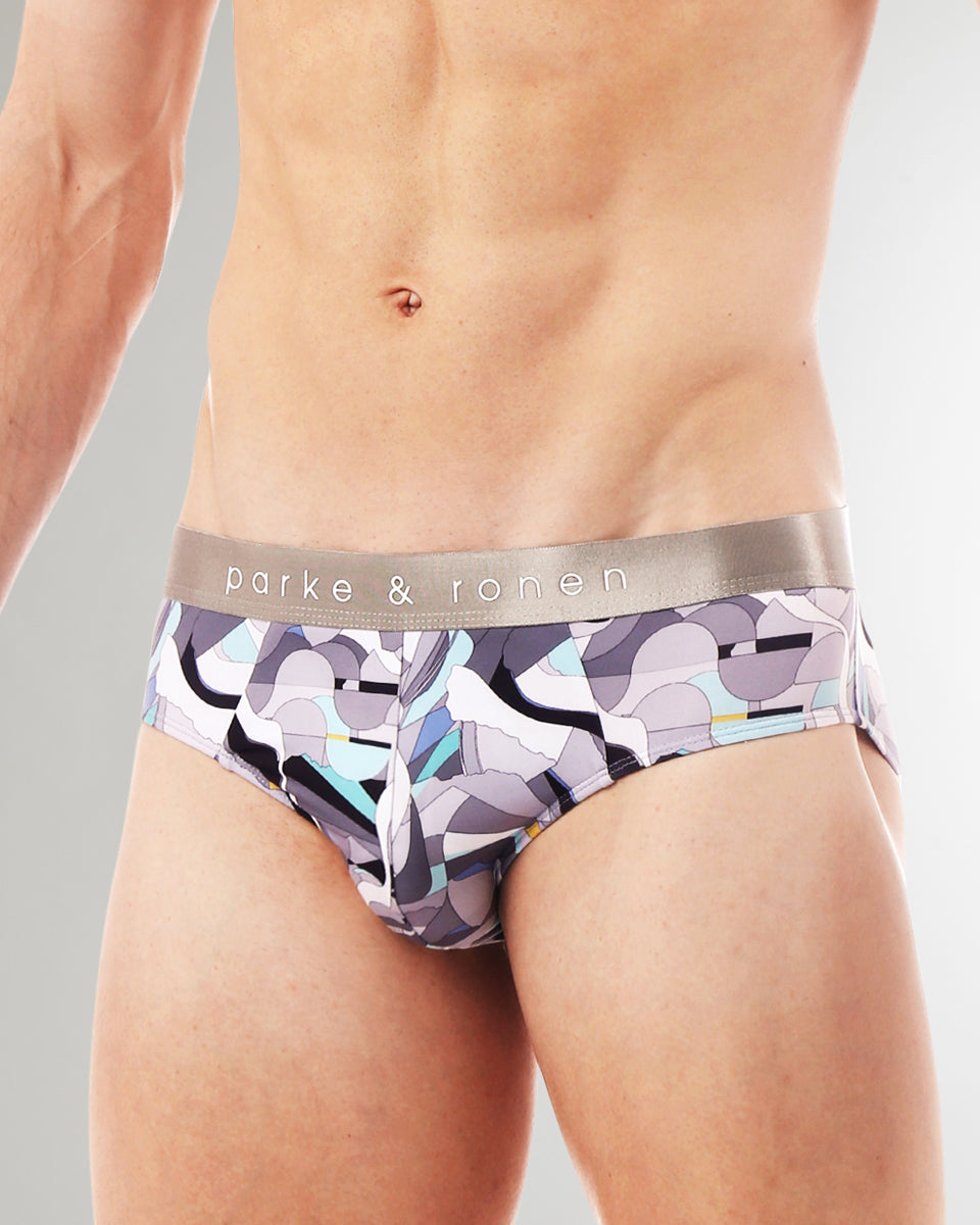 Parke & Ronen Printed Low-Rise Brief Parke & Ronen Printed Low-Rise Brief Jublee-silver