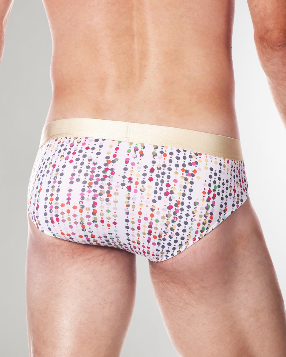 Parke & Ronen Printed Low-Rise Brief Parke & Ronen Printed Low-Rise Brief Show-white-gala