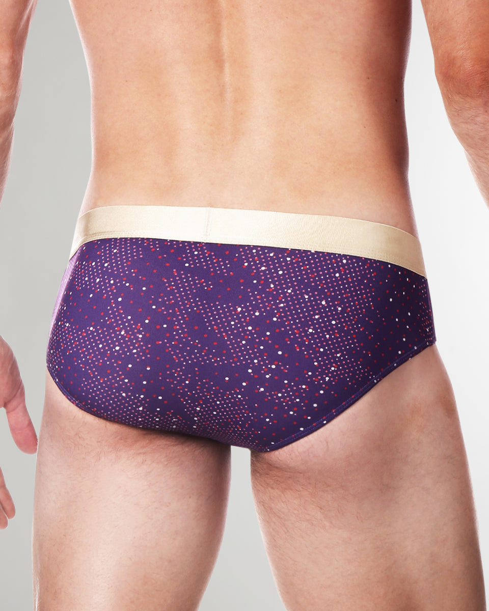 Parke & Ronen Printed Low-Rise Brief Parke & Ronen Printed Low-Rise Brief Violet-andromeda