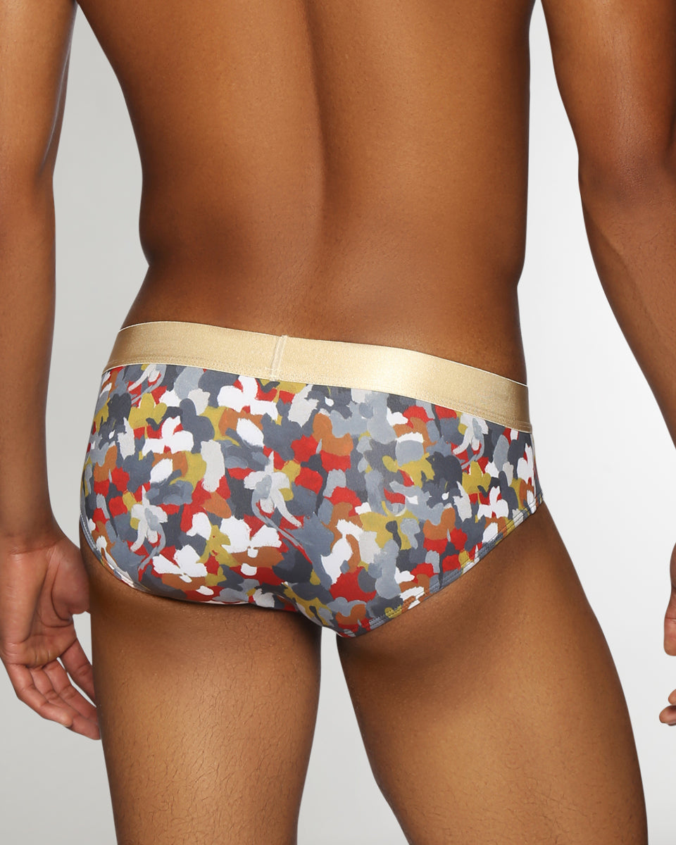 Parke & Ronen Printed Low-Rise Brief Woodland-autumn