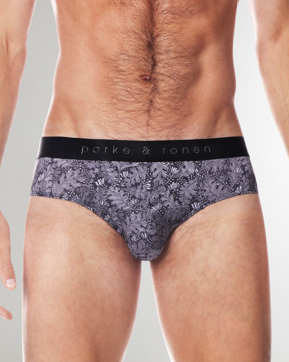 Parke & Ronen Printed Low-Rise Brief Parke & Ronen Printed Low-Rise Brief Zinc-cassini