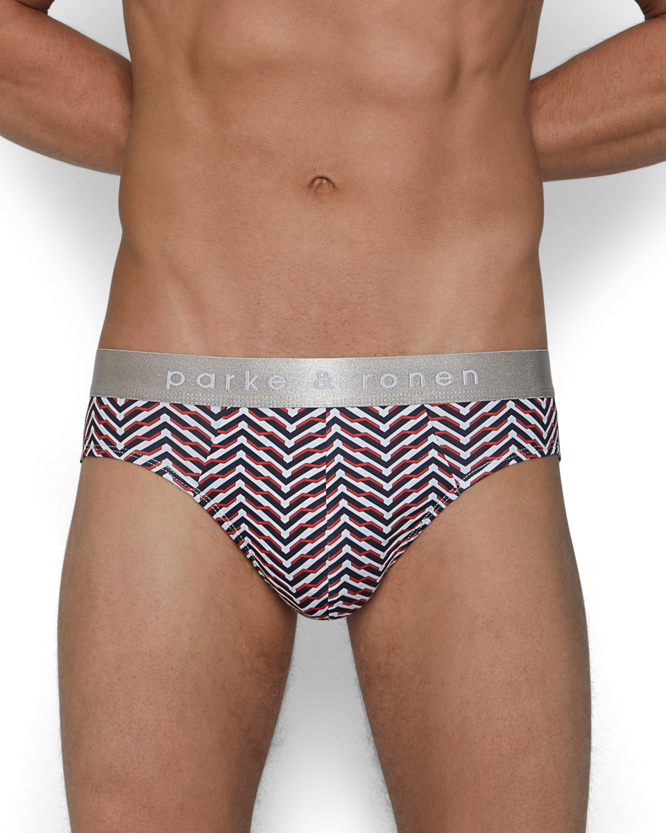 Parke & Ronen Printed Low-Rise Brief Parke & Ronen Printed Low-Rise Brief Panorama-red