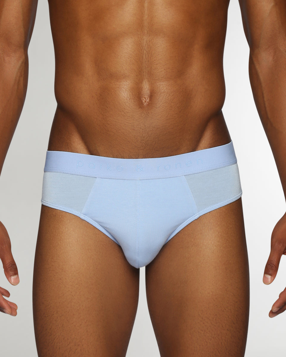 Parke & Ronen Solid Brief Cornflower-blue