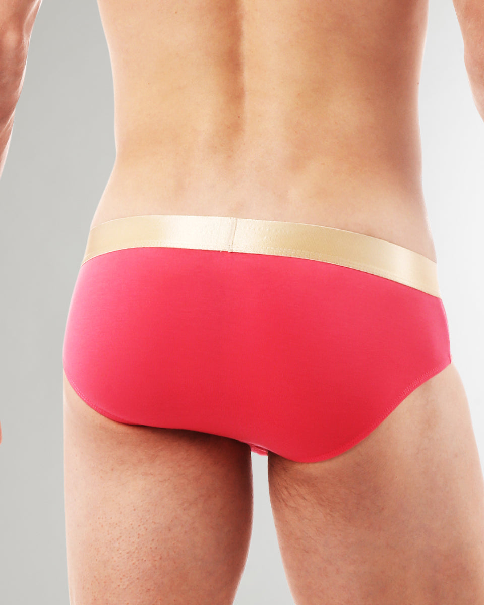 Parke & Ronen Solid Brief Parke & Ronen Solid Brief Flamingo