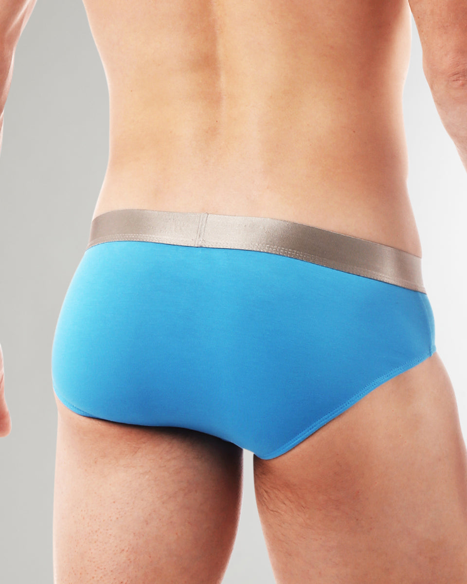 Parke & Ronen Solid Brief Parke & Ronen Solid Brief Turnisian-blue