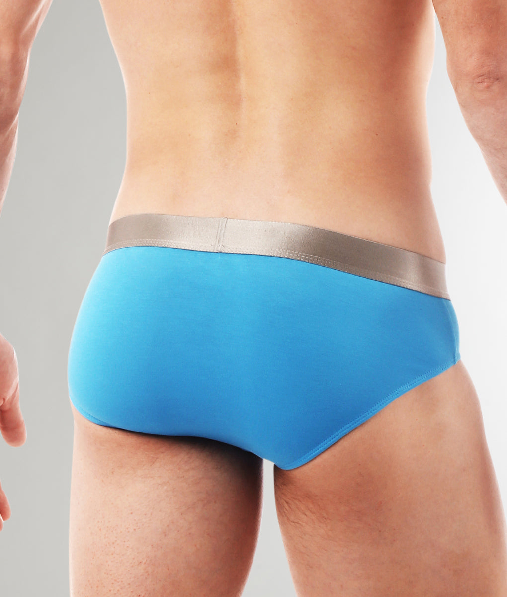 Parke & Ronen Solid Brief Parke & Ronen Solid Brief Turnisian-blue