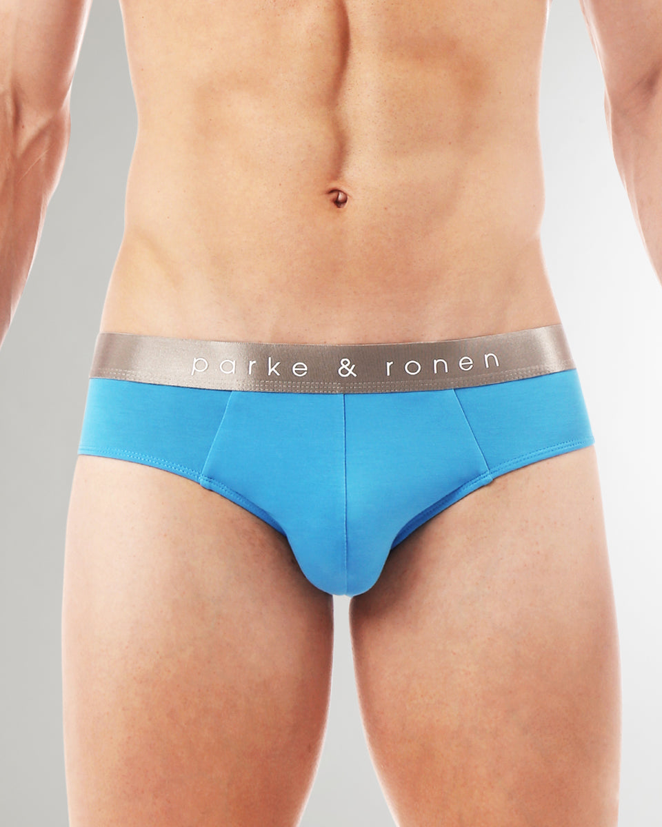 Parke & Ronen Solid Brief Parke & Ronen Solid Brief Turnisian-blue