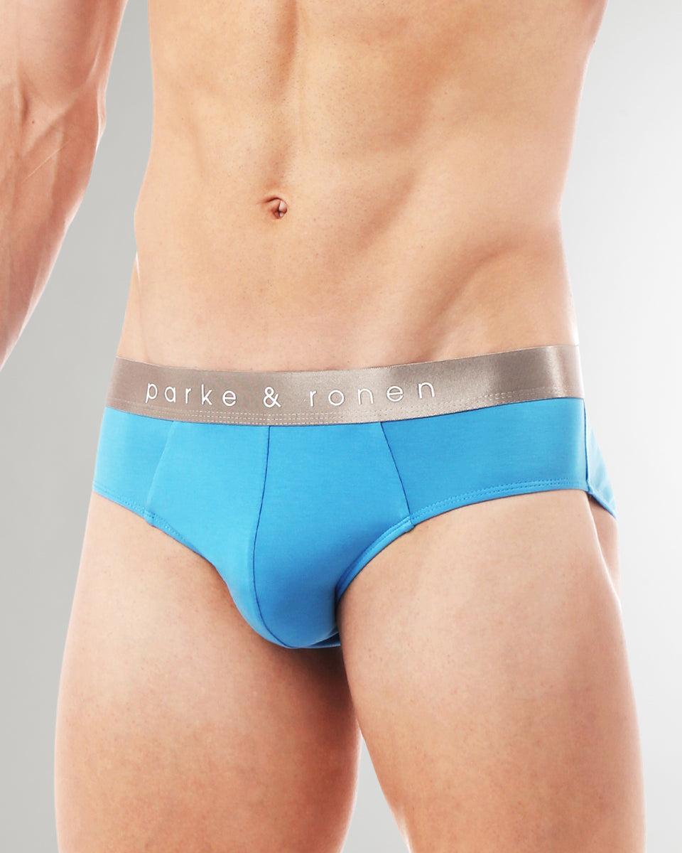 Parke & Ronen Solid Brief Parke & Ronen Solid Brief Turnisian-blue