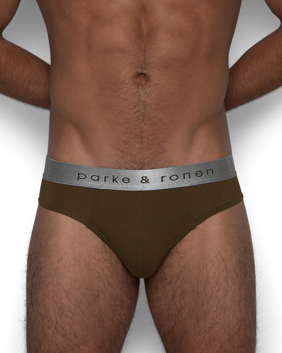 Parke & Ronen Solid Brief Parke & Ronen Solid Brief Army-solid