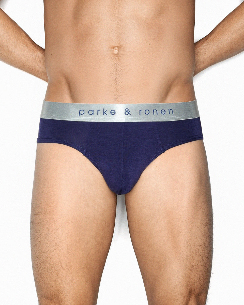 Parke & Ronen Solid Brief Parke & Ronen Solid Brief Dark-navy