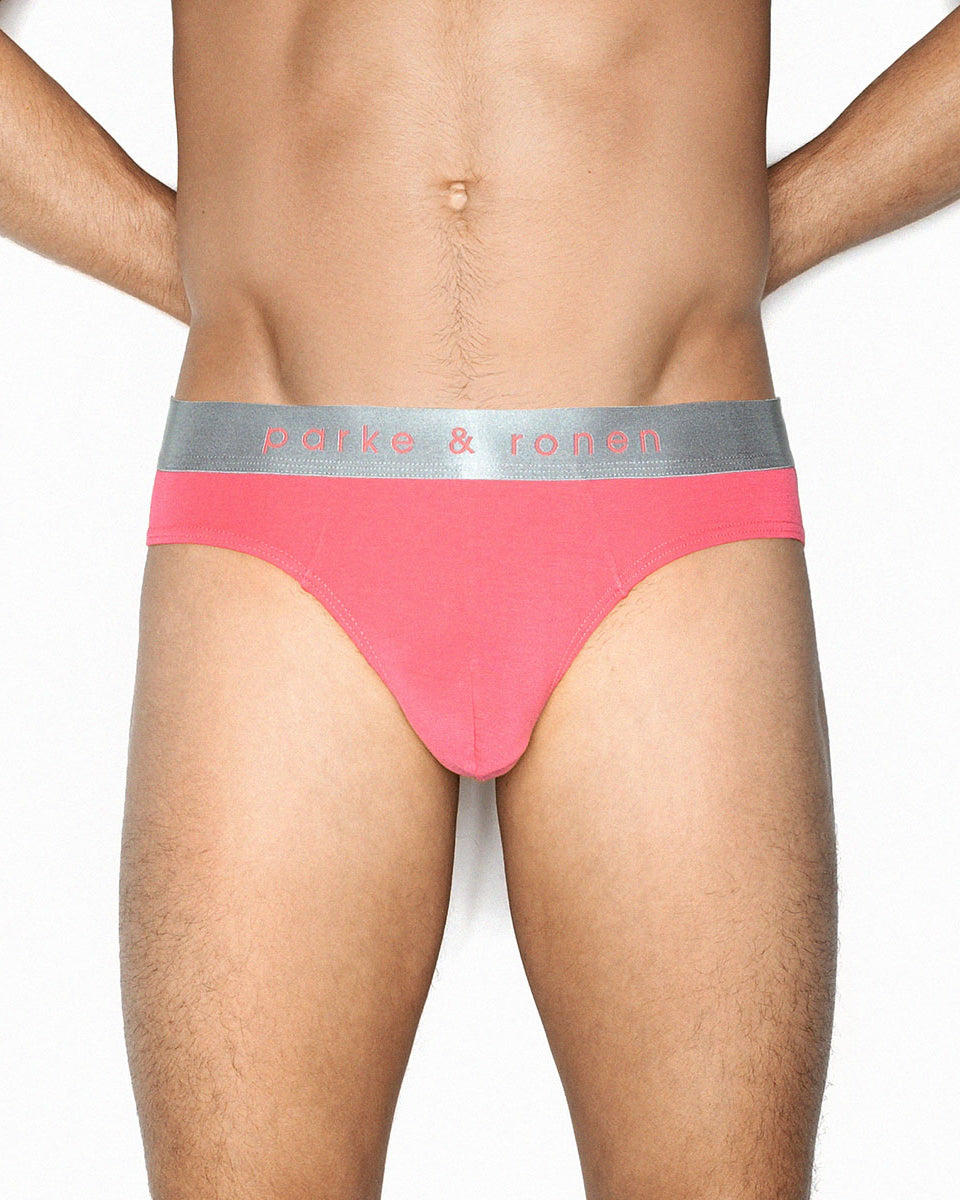 Parke & Ronen Solid Brief Parke & Ronen Solid Brief Flamingo-pink