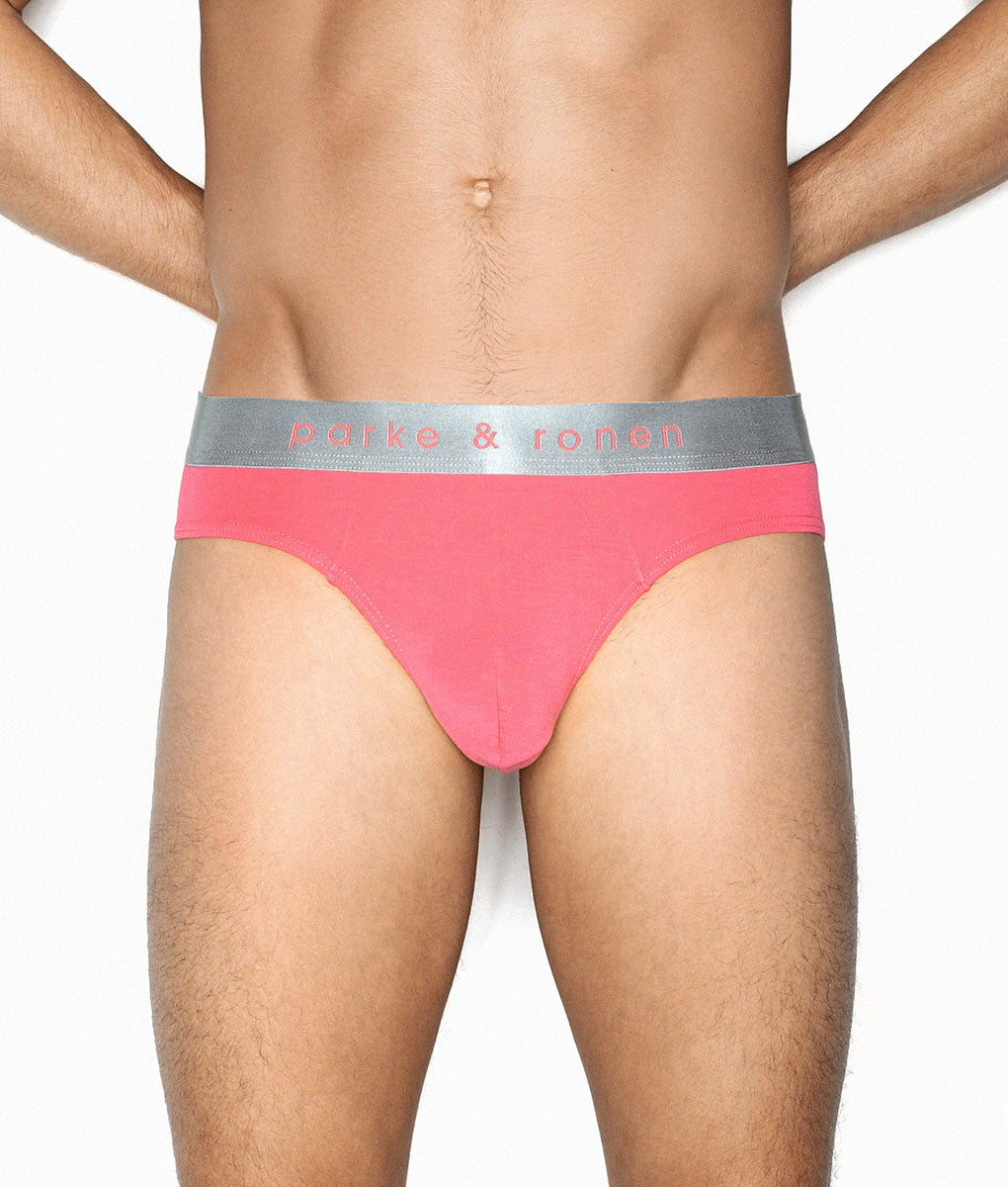 Parke & Ronen Solid Brief Parke & Ronen Solid Brief Flamingo-pink