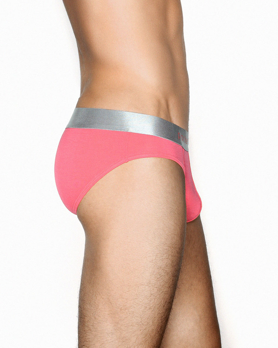 Parke & Ronen Solid Brief Parke & Ronen Solid Brief Flamingo-pink