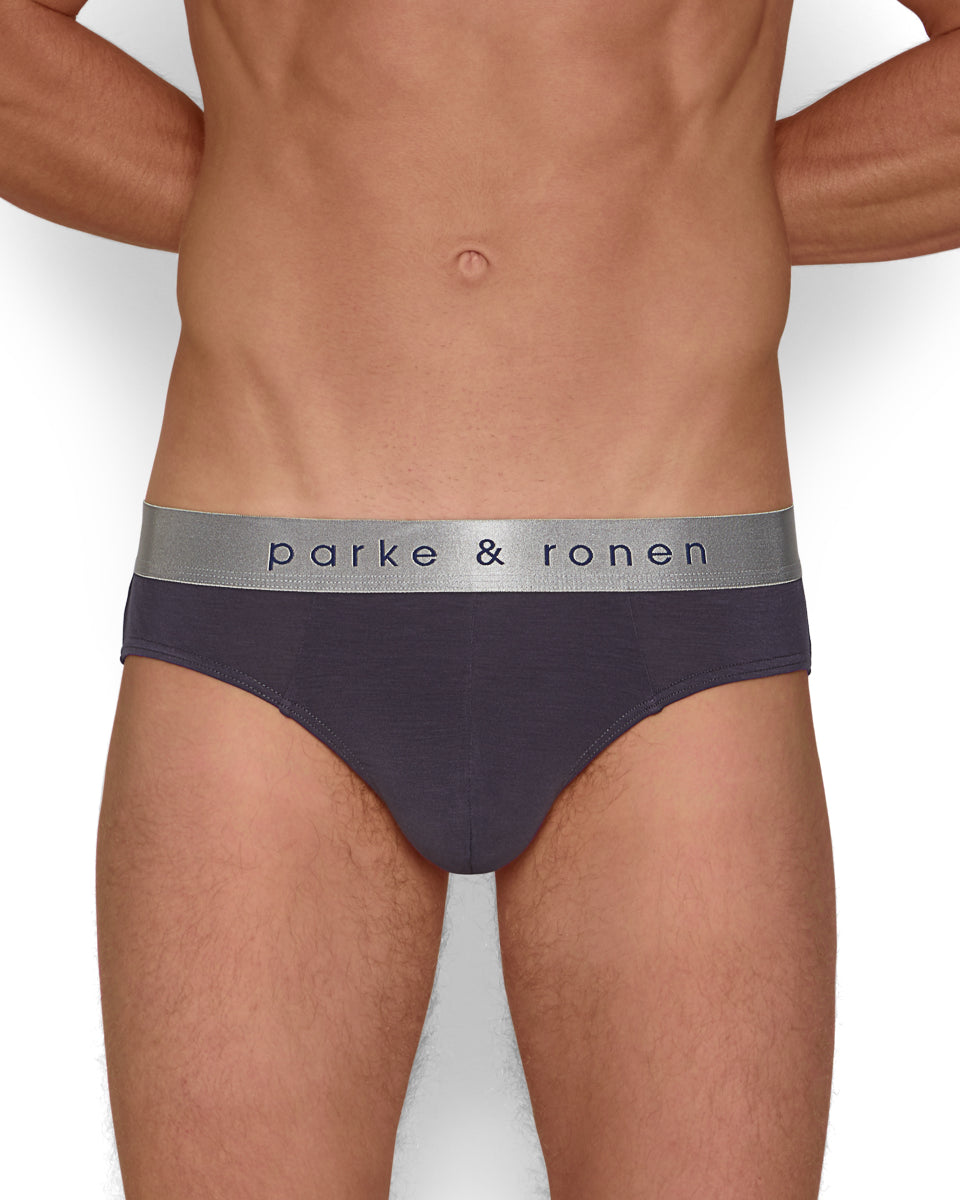 Parke & Ronen Solid Brief Parke & Ronen Solid Brief Grey