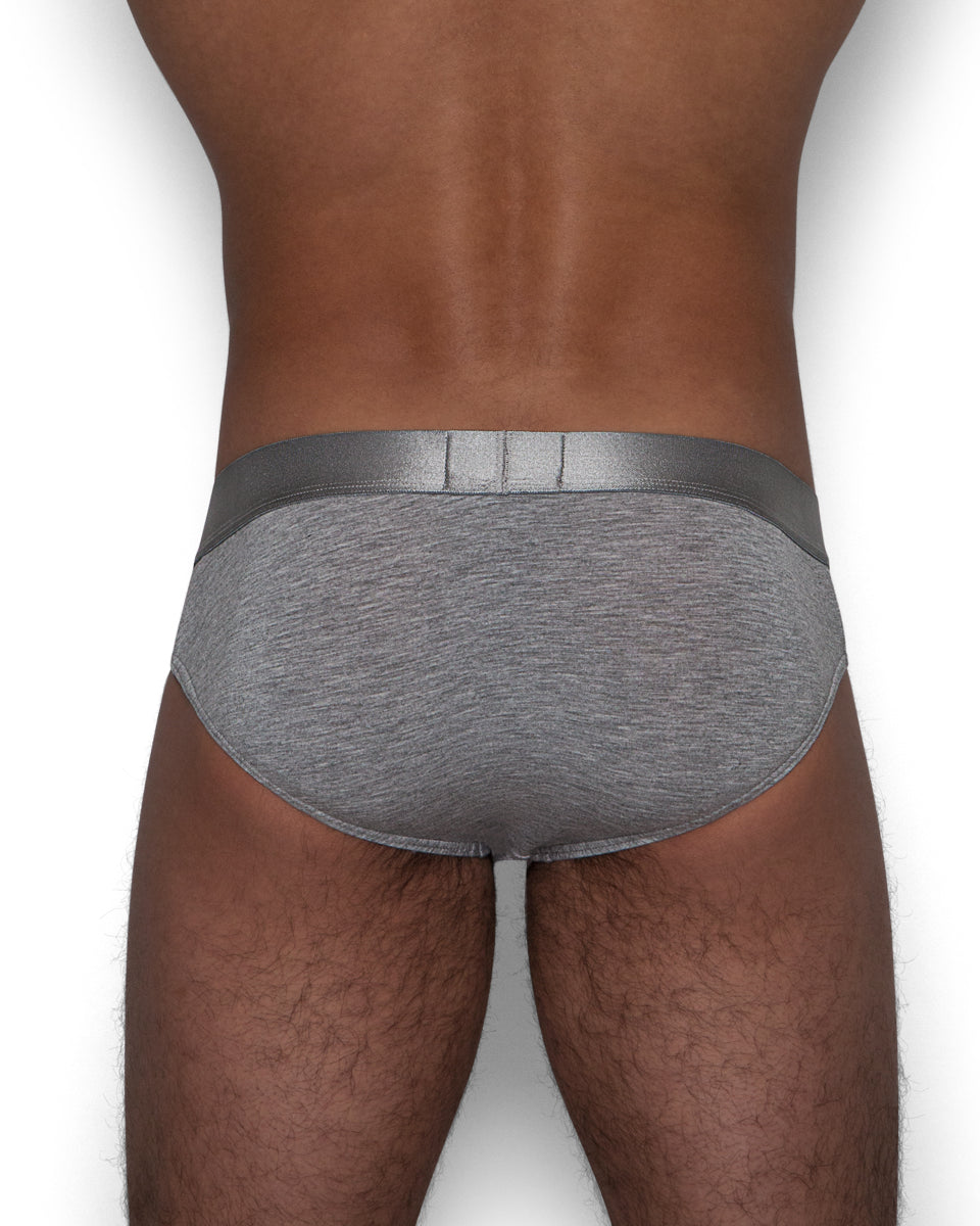 Parke & Ronen Solid Brief Parke & Ronen Solid Brief Heather-grey