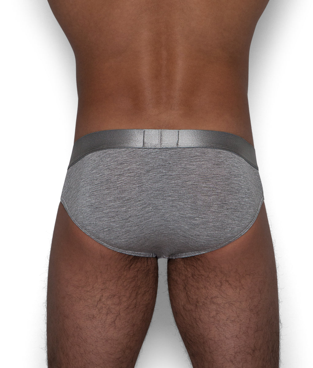 Parke & Ronen Solid Brief Parke & Ronen Solid Brief Heather-grey