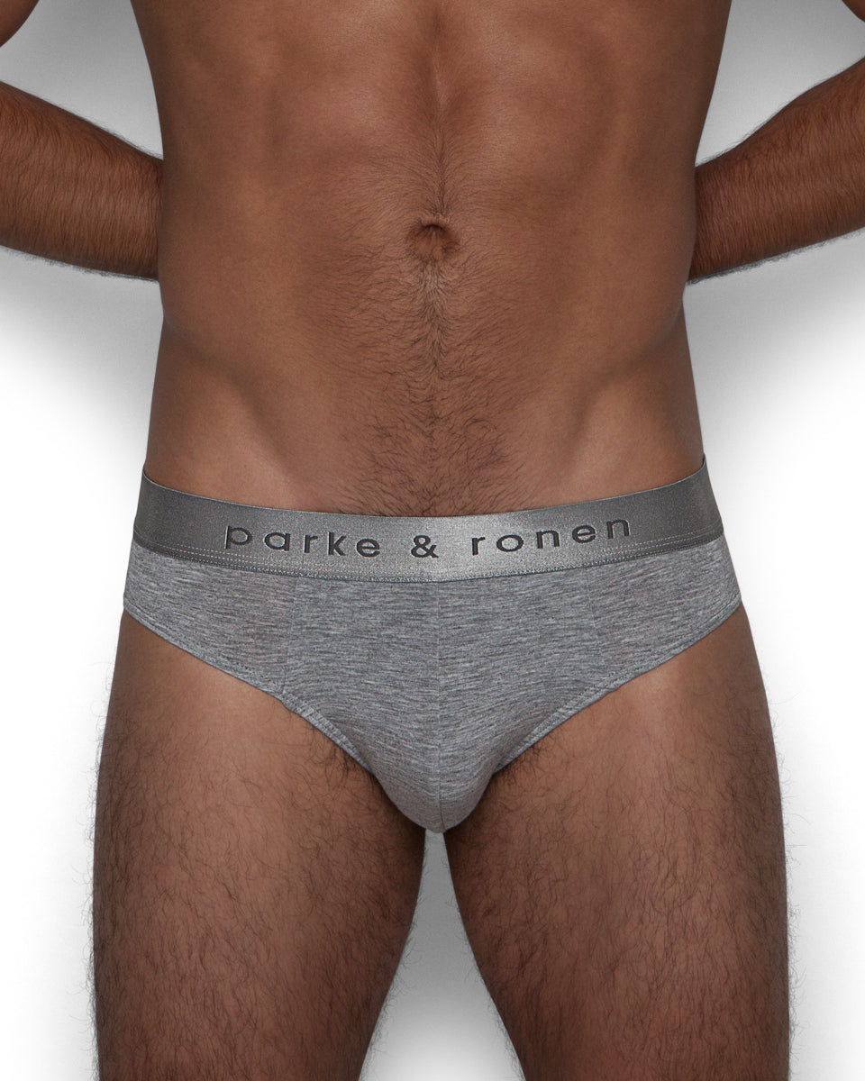 Parke & Ronen Solid Brief Parke & Ronen Solid Brief Heather-grey