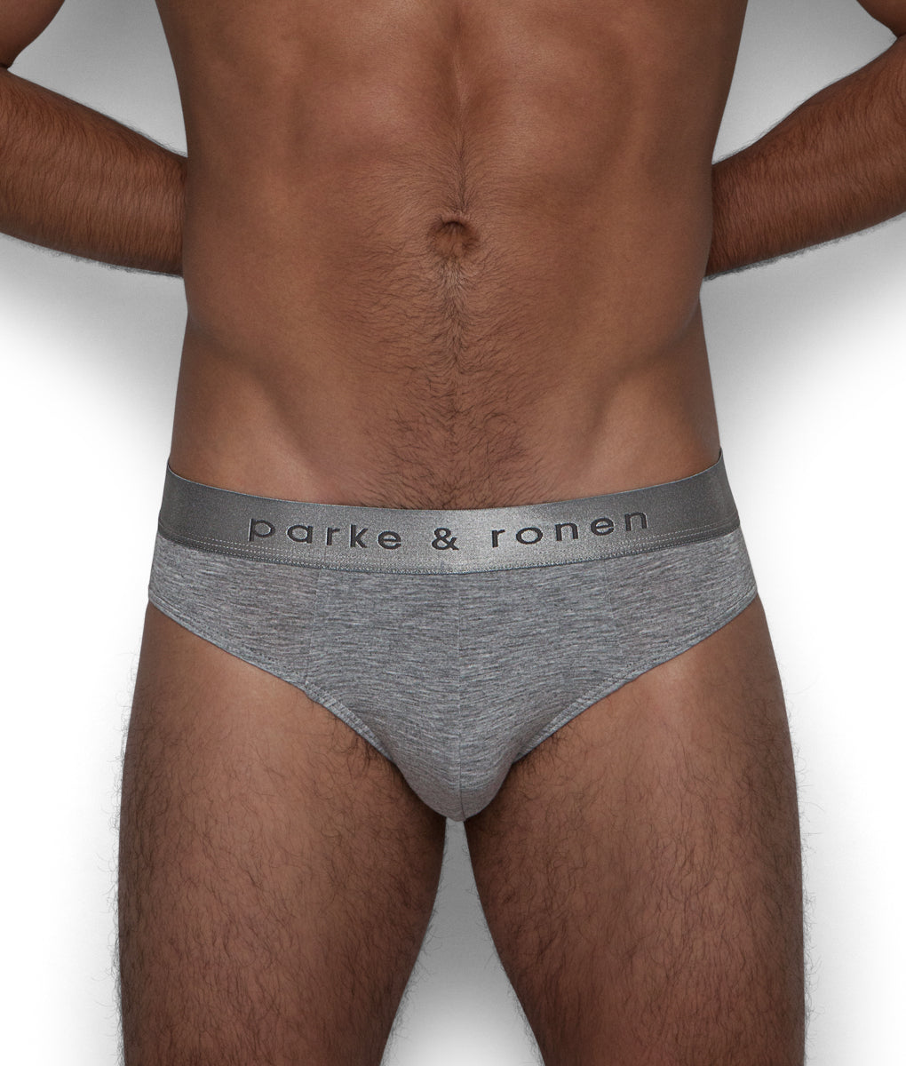 Parke & Ronen Solid Brief Parke & Ronen Solid Brief Heather-grey