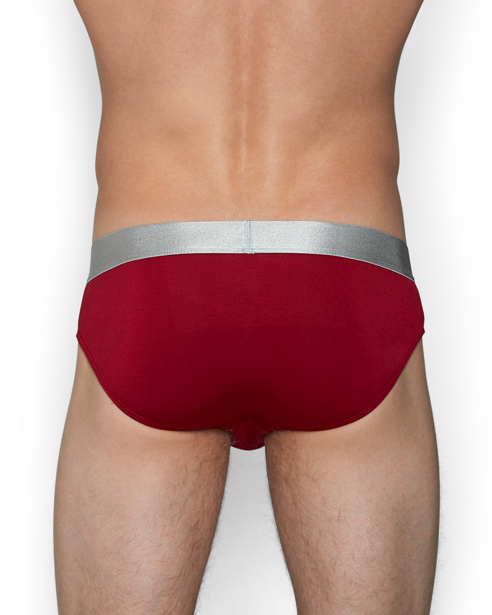 Parke & Ronen Solid Brief Parke & Ronen Solid Brief Maroon