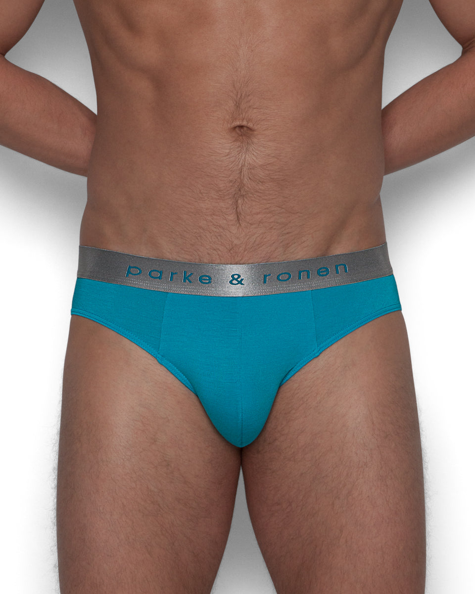 Parke & Ronen Solid Brief Parke & Ronen Solid Brief Turquoise-solid