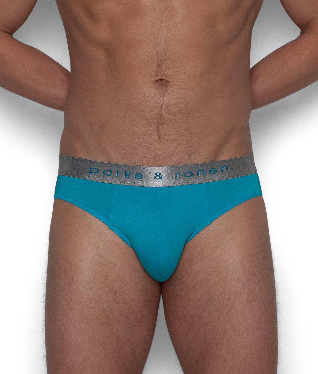 Parke & Ronen Solid Brief Parke & Ronen Solid Brief Turquoise-solid