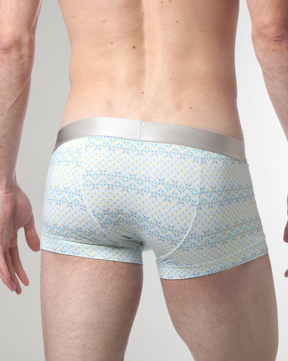 Parke & Ronen Printed Low-Rise Trunk Parke & Ronen Printed Low-Rise Trunk Sky-braniff