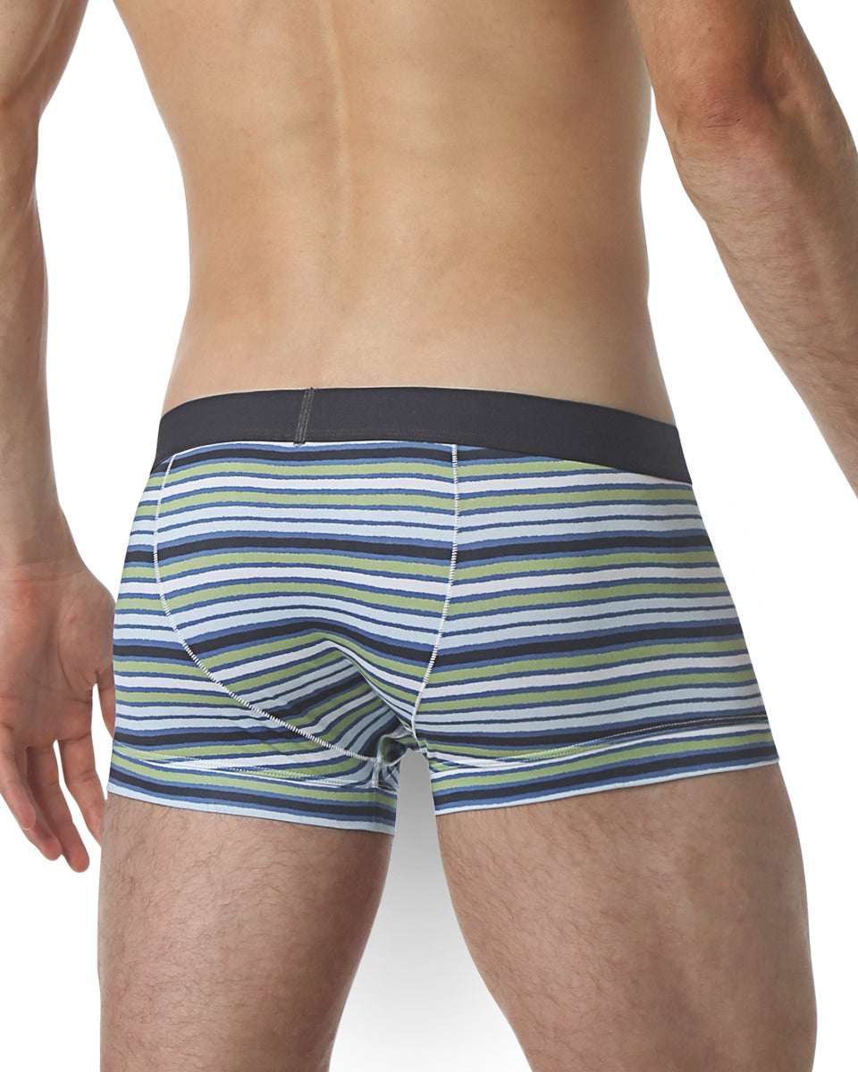 Parke & Ronen Printed Low-Rise Trunk Parke & Ronen Printed Low-Rise Trunk Polygraph-stripe-blue