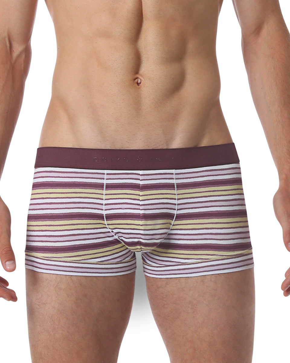 Parke & Ronen Printed Low-Rise Trunk Parke & Ronen Printed Low-Rise Trunk Polygraph-stripe-pink