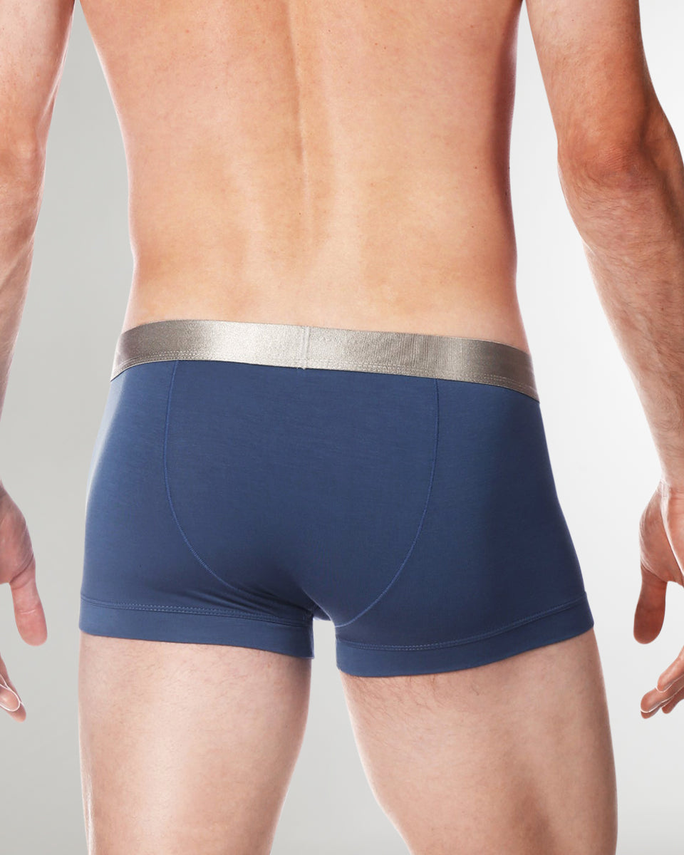 Parke & Ronen Solid Low-Rise Trunk Bluestone